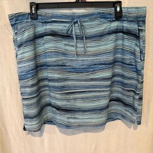 J. Jill Multicolor Striped Skort 2X